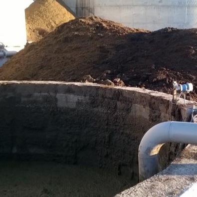 Blocco digestore impianto biogas